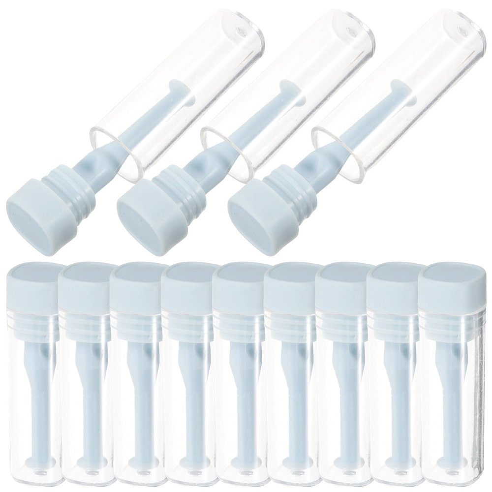 LALAFINA 12pcs Compact Contacts Lens Sticks Small Reusable Lens Applicators for Travel Contacts Removal Tool Wearing Tools