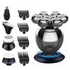 JQUAL Electric Razor for Men, 5 In 1 7D Floating Head Men's Electric Shaver USB Charging Dock LCD Waterproof Portable Nose Hair Trimmer Bald Razor Machine Shaving view 1