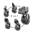 JQUAL Electric Razor for Men, 5 In 1 7D Floating Head Men's Electric Shaver LCD Rechargeable Waterproof Bald Shaving Machine Nose Hair Trimmer view 3