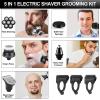 JQUAL Electric Razor for Men, 5 In 1 7D Floating Head Men's Electric Shaver LCD Rechargeable Waterproof Bald Shaving Machine Nose Hair Trimmer view 4