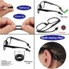 33PCS Eyeglasses Retainers, Premium Silicone Anti-Slip Eyeglass Holder, Comfortable Elastic Eyeglasses Temple Tips Sleeve Retainer, glasses rope, silicone ear hooks, Anti Slip Eyeglass Nose Pads view 3