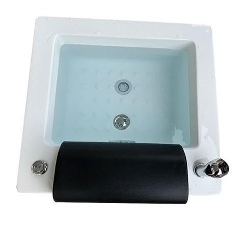 HPIRFYE Acrylic Massage Footbath Pedicure Foot Spa Heated Foot Spa Hot And Cold Adjustment Salon Massage Equipment Acrylic Pedicure Sink Massage Foot Health Manicure Basin