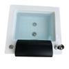 HPIRFYE Acrylic Massage Footbath Pedicure Foot Spa Heated Foot Spa Hot And Cold Adjustment Salon Massage Equipment Acrylic Pedicure Sink Massage Foot Health Manicure Basin view 1