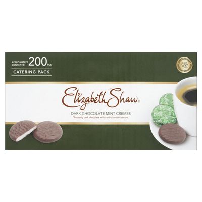 Elizabeth Shaw Dark Mint Creme Catering Pack - | Rich and Luxurious Dark Chocolate with Mint Fondant centre - Hospitality - Weddings - Events & Parties, Christmas