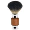Voragrl 1Pcs Pure Hair Beard Brush Men's Shaving Brush with Wooden Handle Supply Various Hair Razors view 1