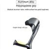 Walking Stick Crutches Elbow Crutches Arm Armpits Telescopic Crutches Autumn Fractures Sports Belts Soft Rubber Flat Tube Walking Stick Nice family (Color : No1) (No6) view 2
