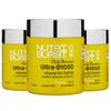 Nutriburst Ultra-D1000 Multipack - Vitamin D3 (1000IU) + Vitamin K2 (80g) for Healthy Muscles & Bones - Lemon Flavour - 3 x 60 Gummies / 3 Month Supply - Suitable for Vegans view 1