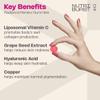 Nutriburst - Vegan Collagen Revive Gummies - Biotin (100g), Hyaluronic Acid (100mg) + Vitamin C (80mg) - Support Natural Collagen Production, Healthy Hair, Nails & Bones - 60 Gummies 1 Month Supply view 2