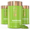 Nutriburst - NutriGreens Multipack - 22 Fruits + Vegetables + Herbs + Mushrooms + Live Bacteria Cultures - Boosted with Vitamins: Zinc, VIT C, D3, B5, B6, B12-3 Month Supply - Suitable for Vegans view 1