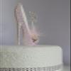 18th Birthday Cake Decoration Topper Pink Shoe with Diamante Number (Age 18) view 4