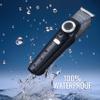 BarberBoss 3 in 1 Facial Grooming Kit, Hair, Detail & Beard Trimmer, Mens Hair Clipper, Precision Control Dial, 4 Guide Combs, USB Rechargeable, LED Display, 100% Waterproof, QR-6086 view 2