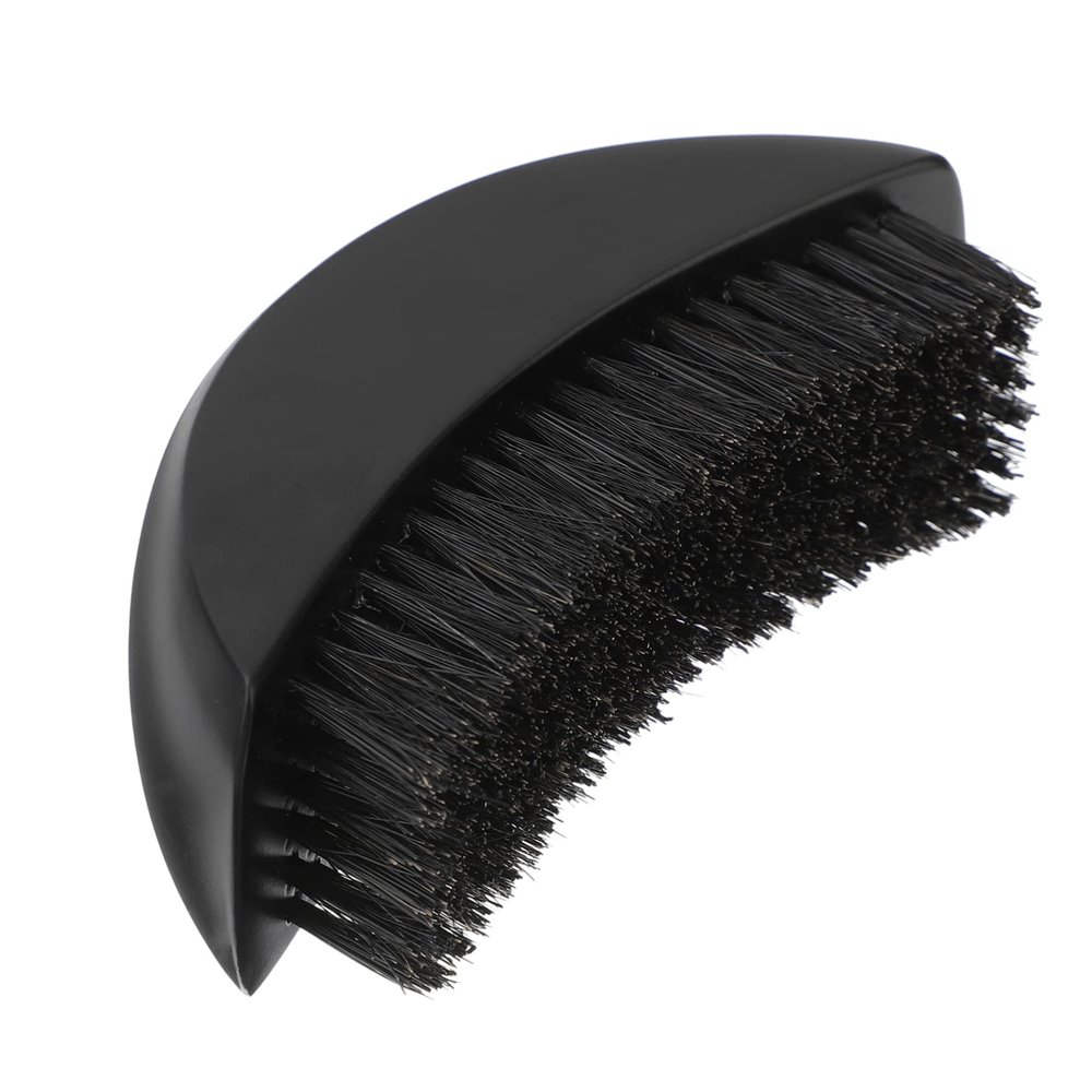 FRCOLOR Beard Brush for Cleaning Made of Natural Bristles for Daily Beard Grooming Routine Salon Quality