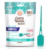 GuruNanda Interdental Picks - Super Soft Bristles for Teeth Flossing Dental Pick- Gentle on Gums - Pack of 100 view 1