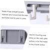 Alipis 2pcs Adhesive Drain Soap Box Holder Grey Soap Dish Bathroom Storage Rack for Shower Holder view 3