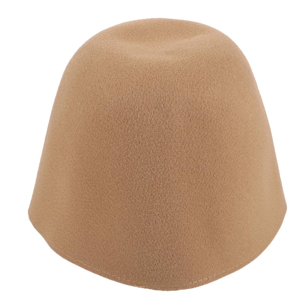 Healeved Sauna Hat Bathing Cap Reusable Breathable Felt Hat Lightweight Thermal Sauna Accessory for Steam Room and Home Spa in Khaki