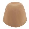 Healeved Sauna Hat Bathing Cap Reusable Breathable Felt Hat Lightweight Thermal Sauna Accessory for Steam Room and Home Spa in Khaki view 1
