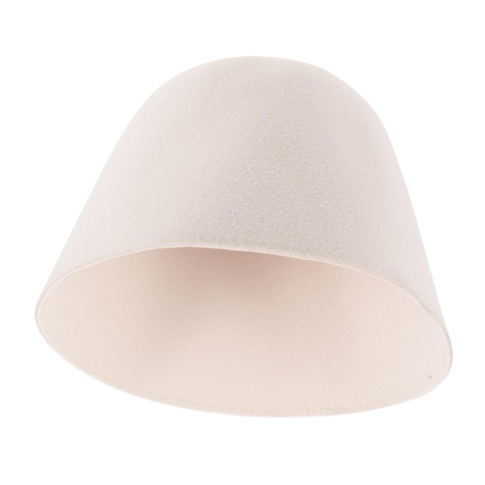 Healeved Felt Sauna Hat Absorbent Bathing Hat Lightweight Breathable Sauna Cap for Men and Women Comfortable Steam Bath Accessory in for Home and Spa Use