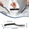 2pc Crevice Cleaning Brush,2024 New Gap Cleaning Brush,Multipurpose Slit Groove Dust Brush,Deep Tile Joints Stiff Angled Bristles, Bathroom Kitchen Tile Dead Corner Cleaning (2) view 2