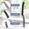 2pc Crevice Cleaning Brush,2024 New Gap Cleaning Brush,Multipurpose Slit Groove Dust Brush,Deep Tile Joints Stiff Angled Bristles, Bathroom Kitchen Tile Dead Corner Cleaning (2) view 4