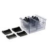 Bassulouda Grid Basic Storage Box for 8 Pieces Series Hair Clippers Limit Comb Guide Comb Hairdresser Tool for Guide Combs view 3