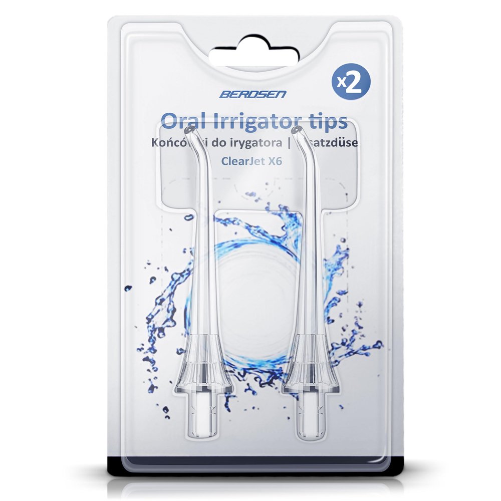 Berdsen 5179 Tips for Flushing Dental - Compatible with Berdsen X6 and X4 Flushers - Water Flosser Floss - Water Flosser for Zanreinigung - Waterfloss - Waterflosser - Water Dental Fin