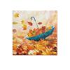 PAW - Napkins 3-Ply (33 x 33 cm) I 20 pcs I Perfect for Birthdays, Parties, Meetings I Autumn Table Decoration I Colourful Paper Napkins - Umbrella Autumn Leaves I Umbrella Leaves view 3