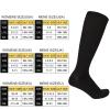 Opopark 3 Pairs Compression Socks for Women & Men Medical Circulation 20-30 mmhg Flight Socks Knee High Compression Stockings for Athletic Nurse Running Travel( L/XL Multicolour) view 2