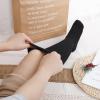 Opopark 3 Pairs Compression Socks for Women & Men Medical Circulation 20-30 mmhg Flight Socks Knee High Compression Stockings for Athletic Nurse Running Travel( L/XL Multicolour) view 4