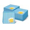 100pcs Oktoberfest Napkin Blue and White Plaids Napkins Oktoberfest Disposable Paper Napkins for Oktoberfest Festival Party decorations Supplies view 1
