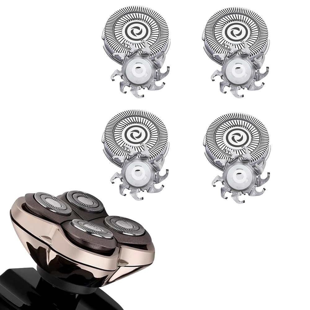 Shaver Replacement Heads for Skull Shaver Pitbull Gold Pro Shaver,Fits Pitbull Platinum Pro Shaver Replacement Blade (4PCS)