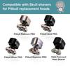 Shaver Replacement Heads for Skull Shaver Pitbull Gold Pro Shaver,Fits Pitbull Platinum Pro Shaver Replacement Blade (4PCS) view 2