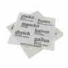 3ply Paper Soft Napkins - Large Pack of 40 Napkins - 33x33cm - Serviettes Tartan Paper - Scottish Design - Christmas, Dinner, Party - Auld Scots Words Design view 1