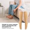 Zipper Compression Socks, 1 Pair 1520mmHg Closed Toe Medical Compression Socks with Zip Guard Skin Protection, High Support Socks for Varicose Vein, for Pregnant Women & Nurses view 2