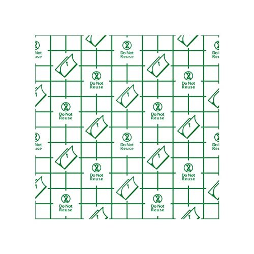 Pack of 100 Clear Dressing Adhesive Bandages, Pre-Cut Square Design, Tattoo Adhesive Bandage, Elastic Adhesive Bandage, Transparent Adhesive Tape Stickers, (6 * 6cm100pcs)