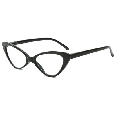 Lanomi Fashions Cat Eye Reading Glasses Women Men Blue Light Blocking Cateyes Readers Comfortable Colorful Lightweight Anti Blue Reading Eyeglasses Black 1.0