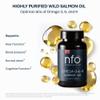 NFO Omega 3 6 9 Salmon Oil  120 Mini Capsules | Norwegian Wild Salmon Oil | EPA DHA DPA | Complete Omega 3-6-9 Formula view 2