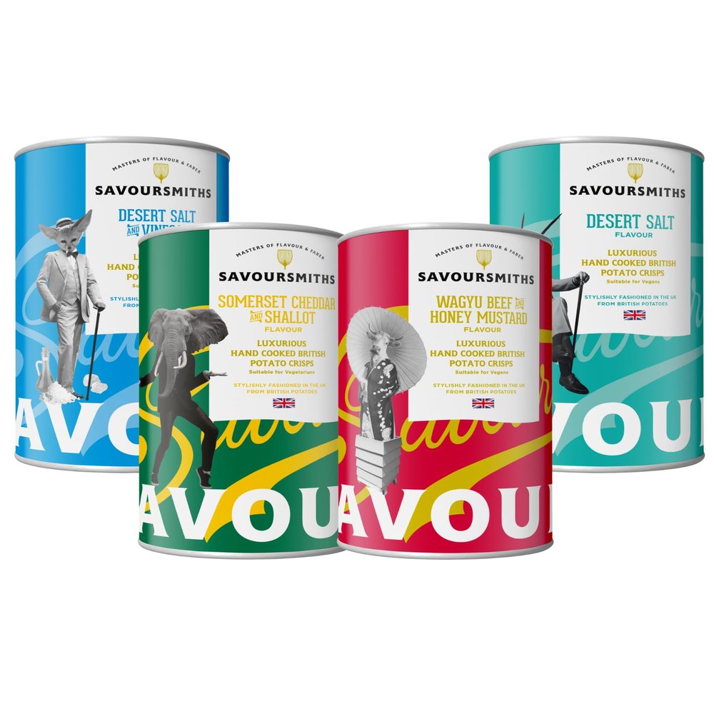 SAVOURSMITHS mixed Tins 100g x 4