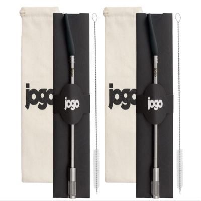 JoGo - Portable Coffee and Tea Brewing Straw - Reusable Coffee Maker Made of Stainless Steel with Single Serve Strainer - Filter Function for Hot and Cold Brew - Ideal for Coffee and Loose Leaf Teas
