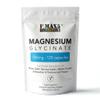 Magnesium Glycinate 500mg Supplements as Bisglycinate, 120 Vegan Capsules, High Absorption / Bioavailability - 100mg Elemental, UK Made view 1