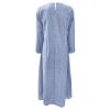 MODSGUE Travel Bathrobe Lightweight Women's Muslim Kaftan Bronzing Traditional Costume Vintage Hijab Abaya Festive Outfit Muslim Robe Suit Full Length Prayer Clothing, blue, L view 4