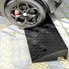 Outdoor curb ramp along the road, movable step ramp pad, household step wheelchair ramp, durable, strong bearing capacity, provide mounting screws, suitable for garages, steps, hospitals ( Size : 100* view 2