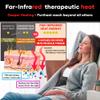 MEDiBrace Heated Back Support Belt RAY-D8 v2  Rechargeable Back Brace with Far-Infrared FIR Heating - Lower Lumbar Back Pain Relief for Men and Women  Medical Grade Orthopaedic Waist Compression view 3