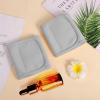 2pcs Castor Oil Foot Pack, Castor Oil Foot Wrap Reusable Castor Oil Pack for Foot Adjustable Castor Oil Compress Pads Flannel Cloth Castor Oil Pack for Foot Ankle (Gray) view 4