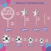 37pcs Disco Balls Cake toppers view 2