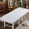Highdi Massage Bed Cover With Face Hole, Washable Massage Bed Sheet Cover Beauty Massage SPA Couch Cover Elastic Cord Edge All-Round Wrap for 80cm or Less Beauty Bed (60x180cm,White) view 1