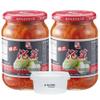 (2 Pack) Master Sauce Korean Kimchi Cabbage in Jar 360g + Uplabel Creations 180ml Food Pot view 2
