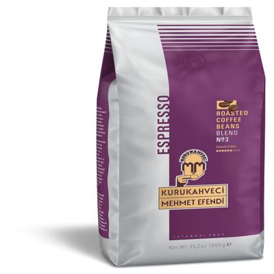 KURUKAHVECI MEHMET EFENDI Espresso No3 Special Coffee Freshly Roasted 35.2 Fl OZ