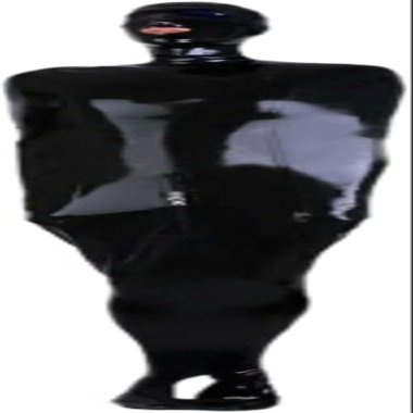 Handmade Black Men's Rubber Latex Catsuit Sleepsack Bodybag Bag with Crotch Zip,D,XS