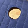 Highdi Massage Bed Cover With Face Hole, Washable Massage Bed Sheet Cover Beauty Massage SPA Couch Cover Elastic Cord Edge All-Round Wrap for 80cm or Less Beauty Bed (Dark blue,70x185cm) view 4