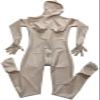 Handmade Fleshcolor Latex Full Bodysuits 3D Breast Catsuit with Hood Gloves Toes Socks,Light Pink-Female,XXL view 1